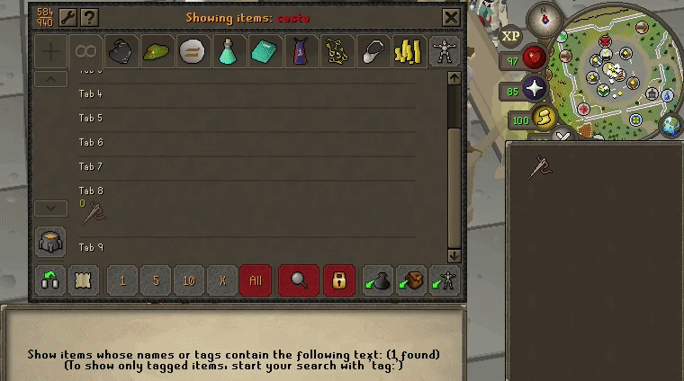 osrs deposit lock settings for better xp rates at osrs crafting