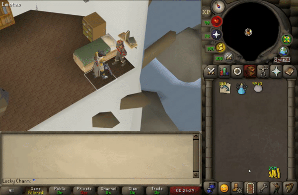 an image showing how to restock food at dagannoths in OSRS