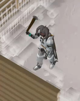 a gif showing a maxed player making gnome benches